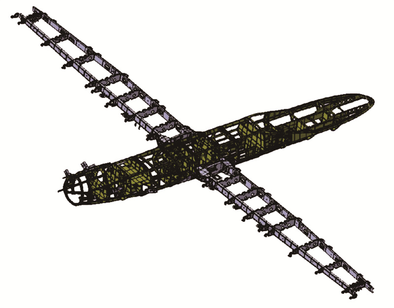 某型號無人機(jī)型架