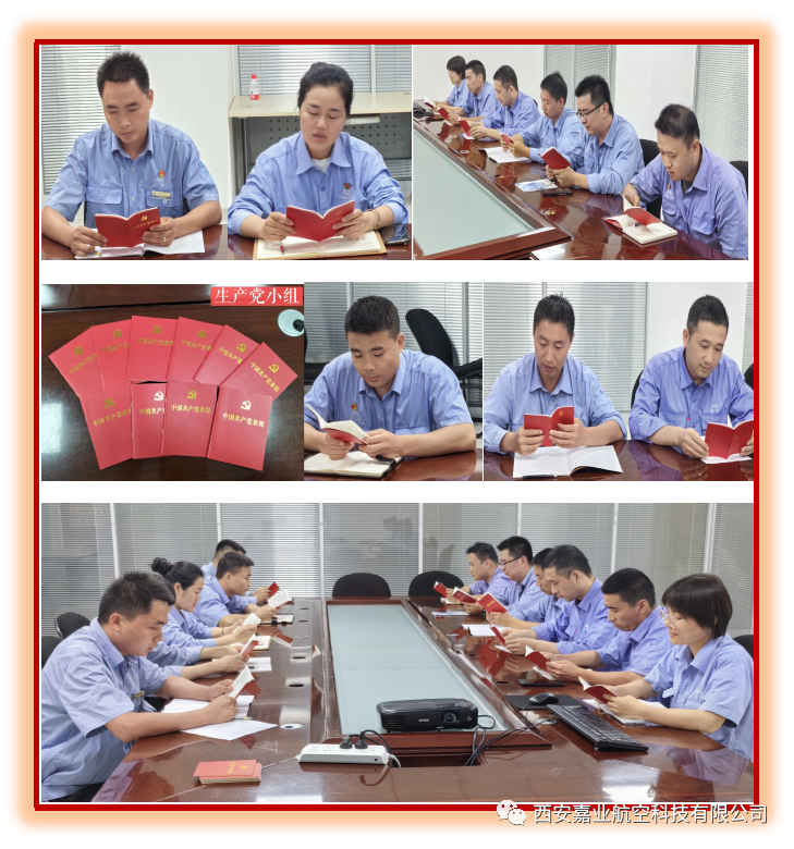 學(xué)習(xí)貫徹二十大精神||學(xué)黨章 強(qiáng)黨性 履好職 盡好責(zé)----嘉業(yè)航空黨支部組織開展主題黨日活動